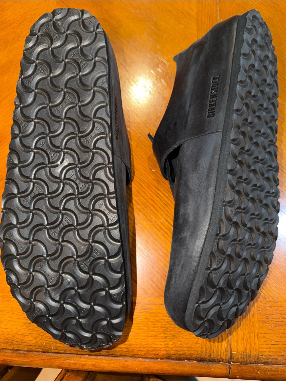 Birkenstock Black Men's Slip-On Clog with Side Buckle Accent - Picture 5 of 6
